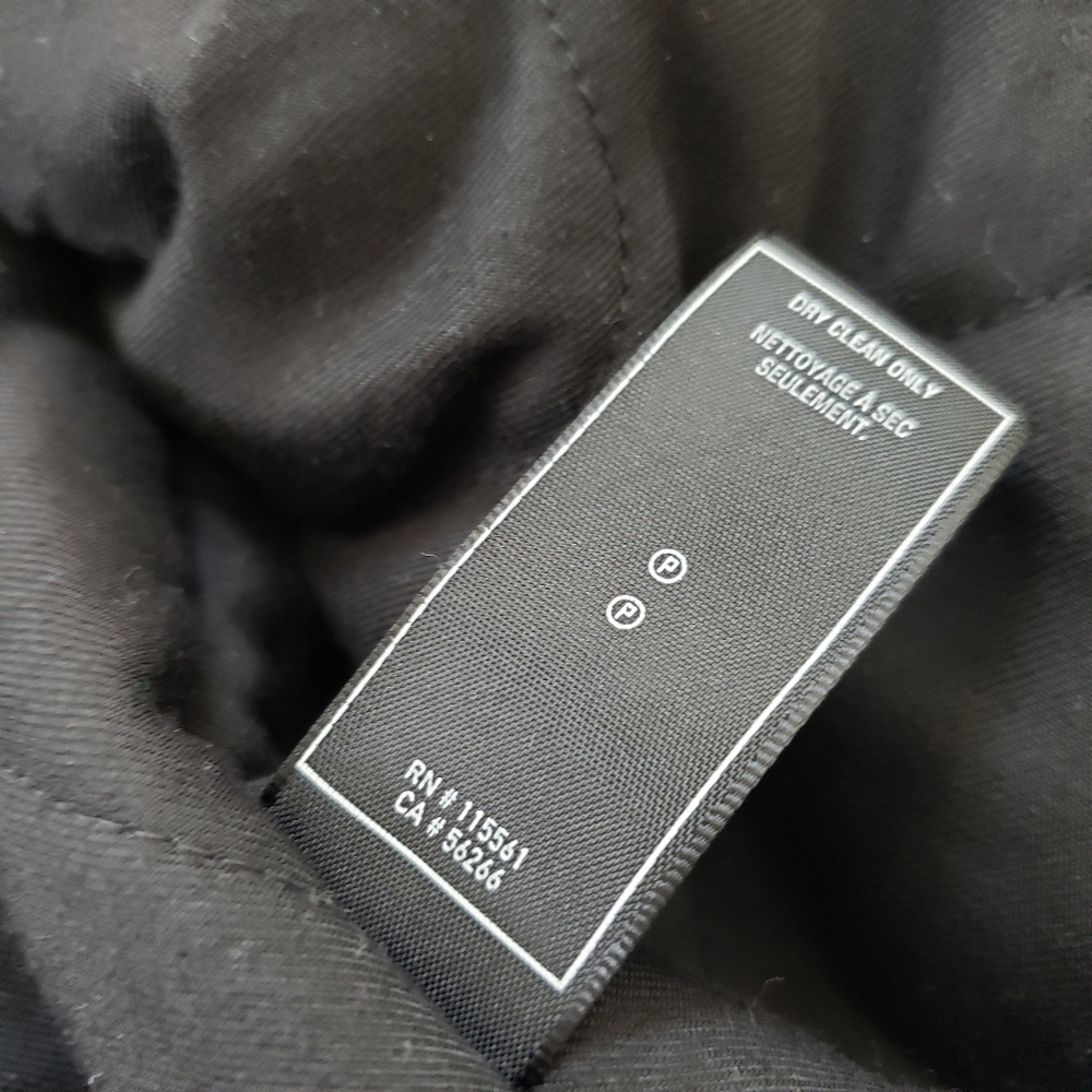 NWT 7 for all mankind black XL jacket rn# 115561 - Picture 8 of 10